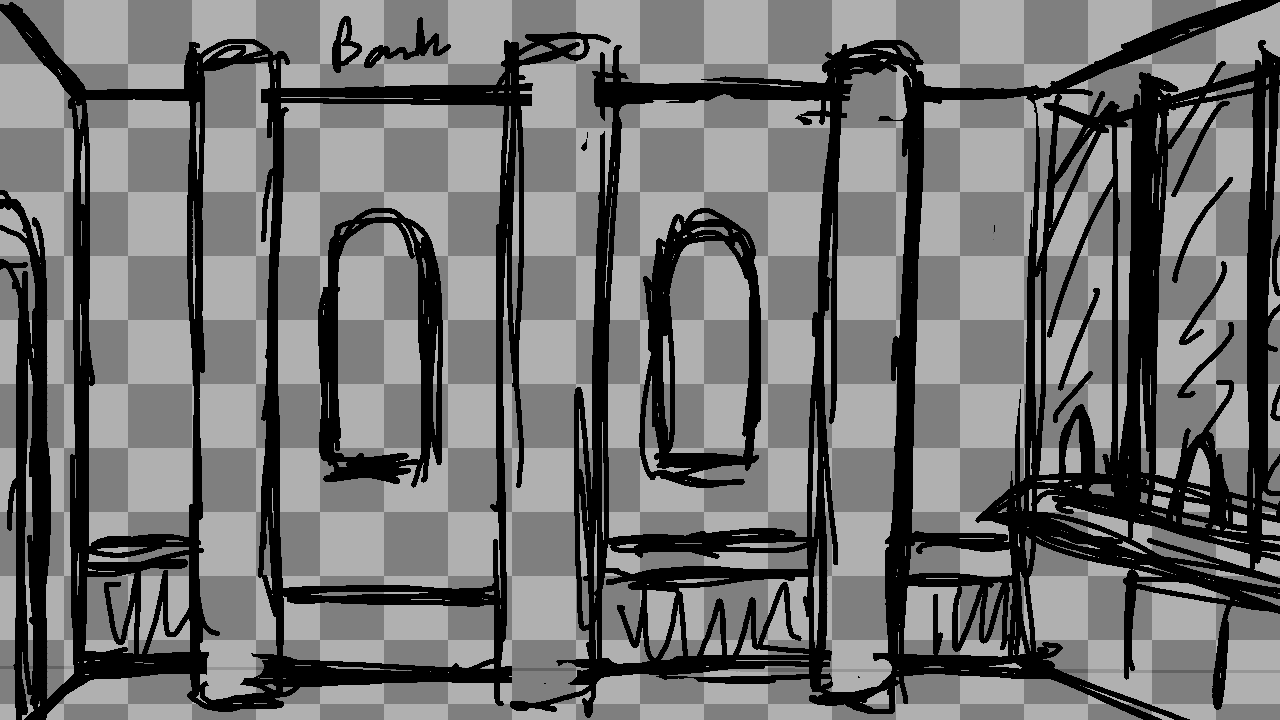 The sketch for the Gold Value Bank