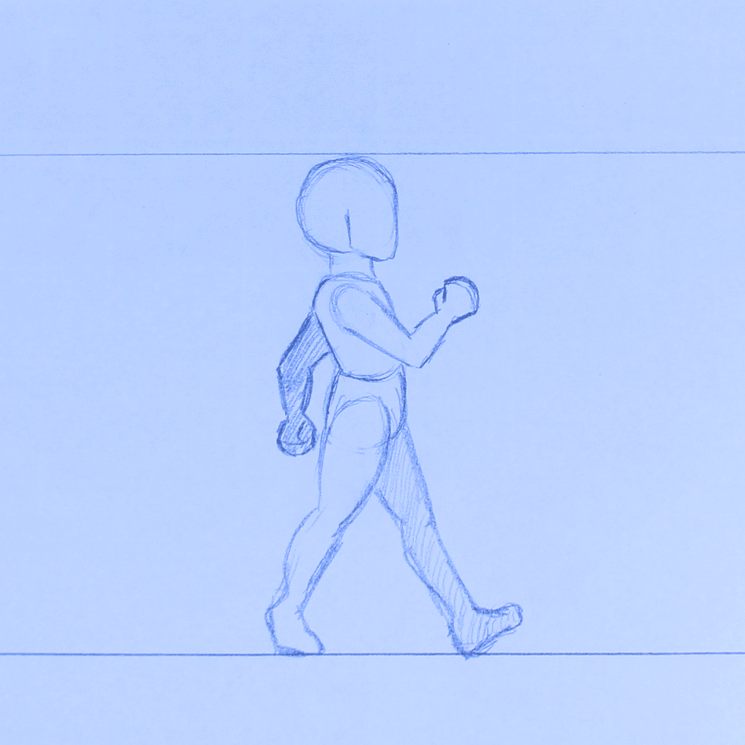Walking animation practice